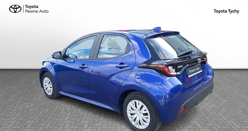 Toyota Yaris cena 67900 przebieg: 63742, rok produkcji 2022 z Tychy małe 211